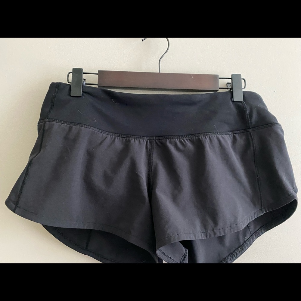 Lululemon speed up running shorts 6